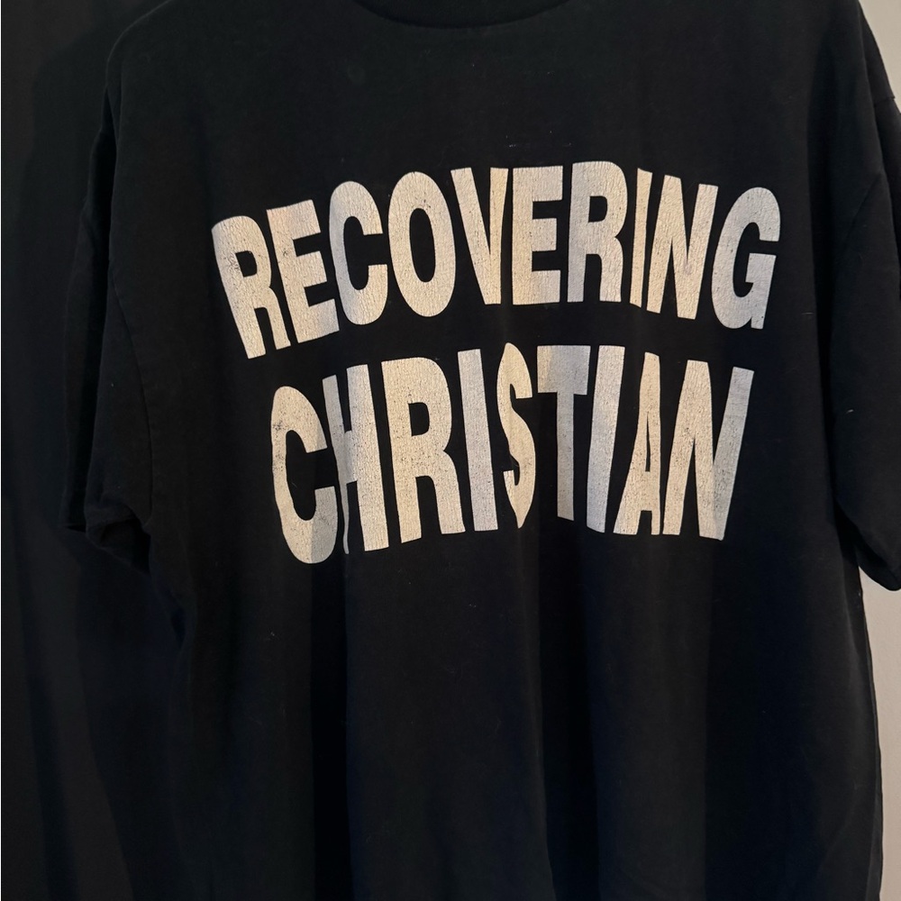 Black 'Recovering Christian'  Tori Amos T-Shirt- RARE